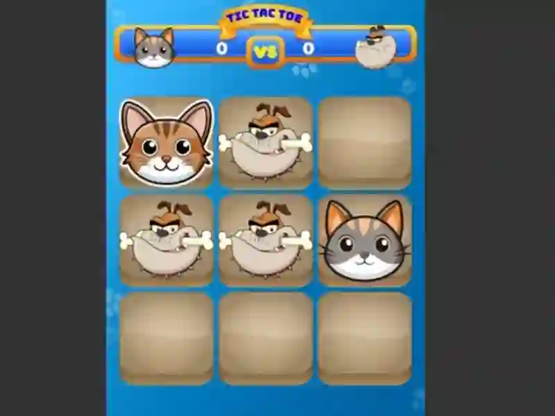 Игра Tic Tac Toe Cat онлајн