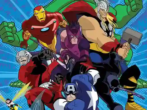 Игра Avengers Coloring онлајн