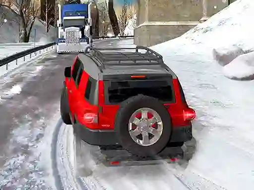 Игра Heavy Jeep Winter Driving онлајн