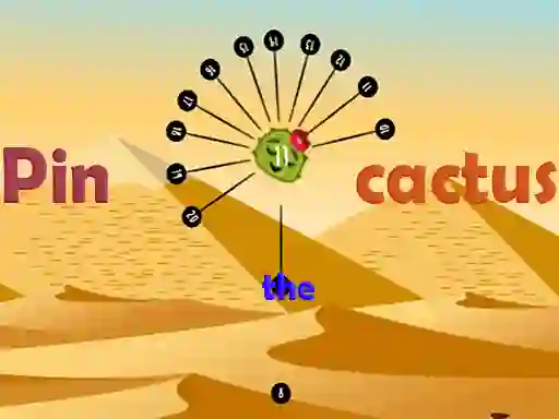 Игра Pin the cactus онлајн