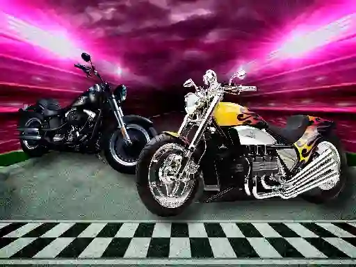 Игра Motorbike Puzzle Challenge онлајн