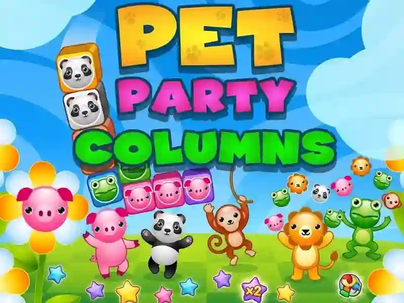 Игра Pet Party Columns онлајн