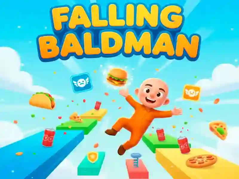 Игра Falling Baldman онлајн