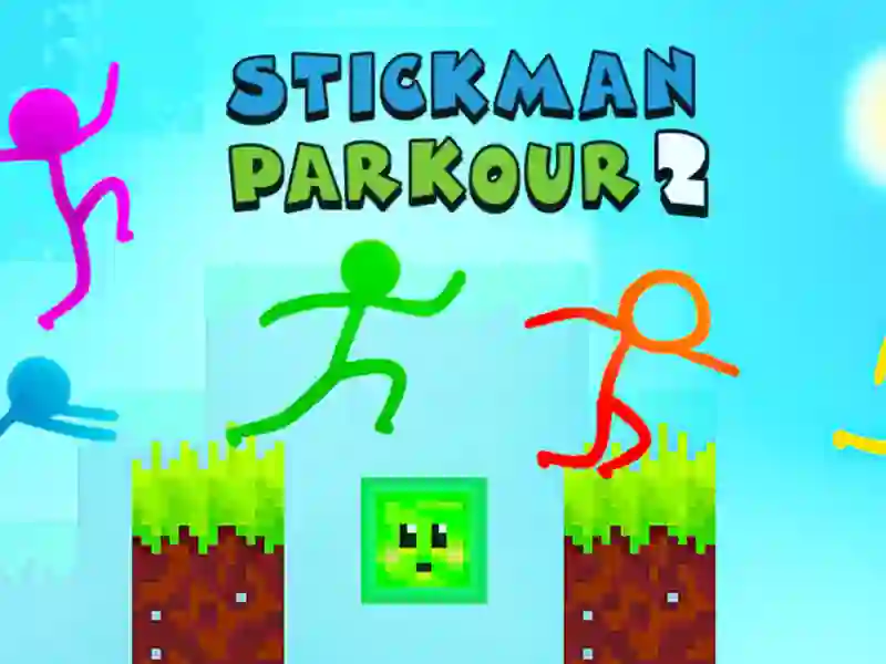 Игра Stickman Parkour 2 онлајн