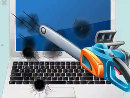 Игра Whack the Laptop онлајн