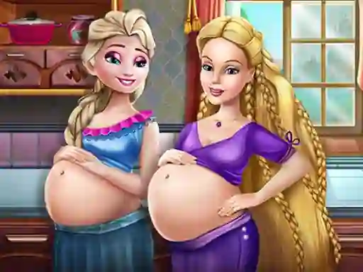 Игра Happy Princesses Pregnant BFFS онлајн