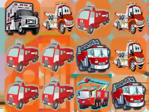 Игра Emergency Trucks Match 3 онлајн