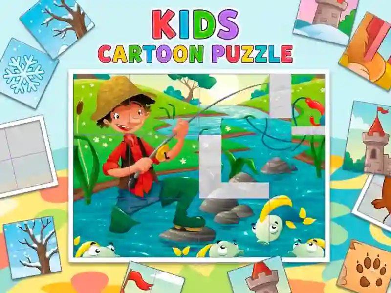 Игра Kids Cartoon Puzzle онлајн