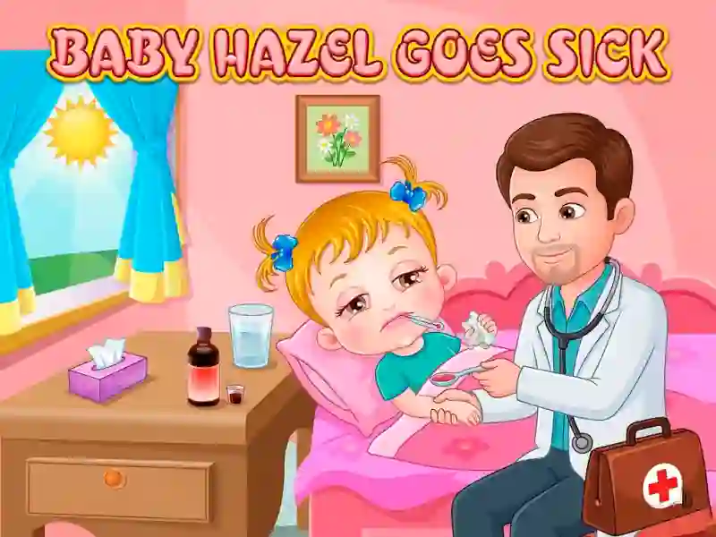 Игра Baby Hazel Goes Sick онлајн