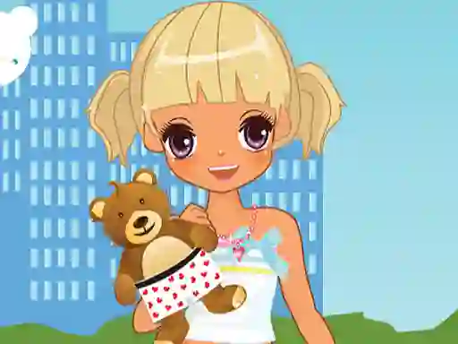 Игра Little Girl Dress Up онлајн
