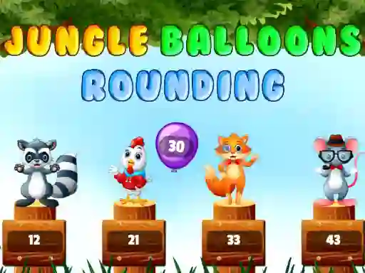 Игра Jungle balloons rounding онлајн