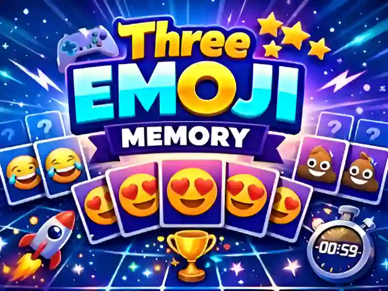 Игра Three Emoji Memory онлајн