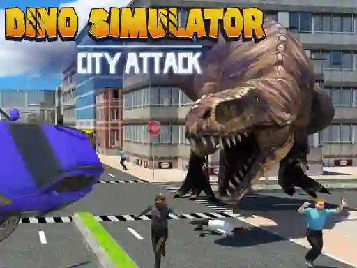 Игра Dino Simulator City Attack онлајн