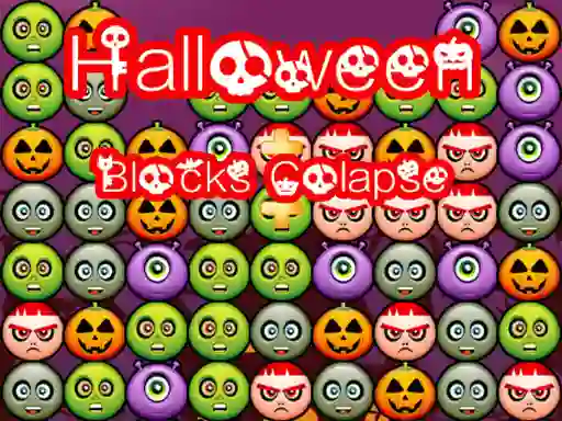 Игра Halloween Block Collapse онлајн