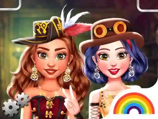 Игра Princess Girls Steampunk Rivalry онлајн