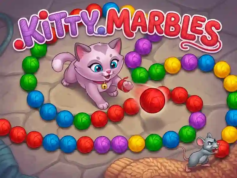 Игра Kitty Marbles онлајн