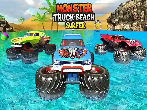 Игра Monster Truck Beach Surfing онлајн