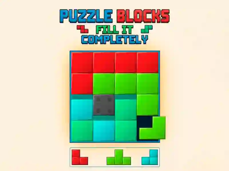 Игра Puzzle Blocks: Fill It Completely онлајн