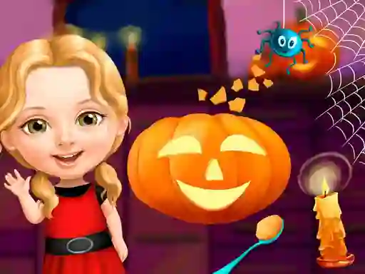 Игра Sweet Baby Girl Halloween Fun онлајн