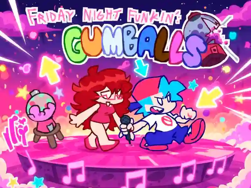 Игра FNF Gumballs онлајн