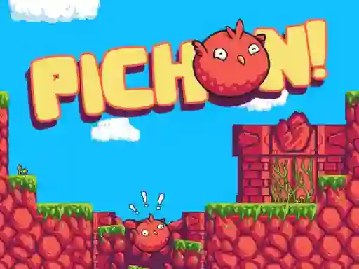 Игра Pichon: The Bouncy Bird онлајн