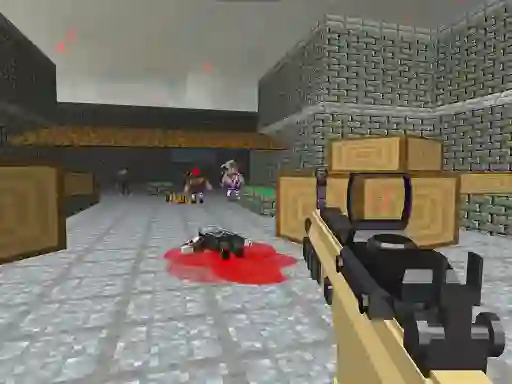 Игра Pixel Apocalypse Shooting Zombie Garden онлајн