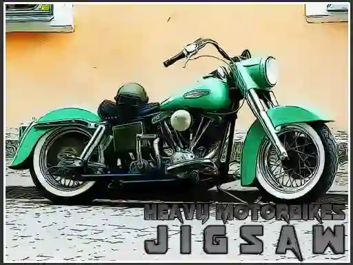 Игра Heavy Motorbikes Jigsaw онлајн