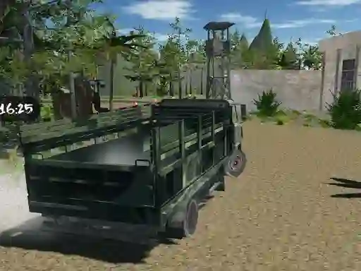 Игра Offroad Truck Army Driving онлајн