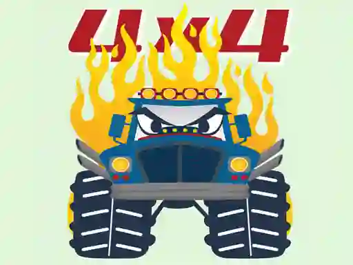 Игра Monster Trucks Coloring Pages онлајн