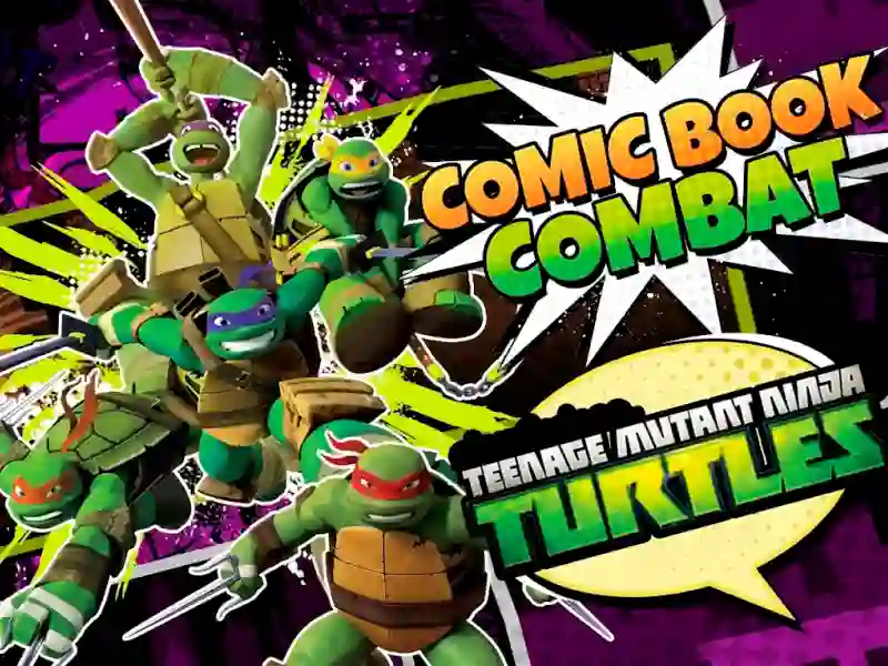 Игра Teenage Mutant Ninja Turtles Comic book Combat онлајн