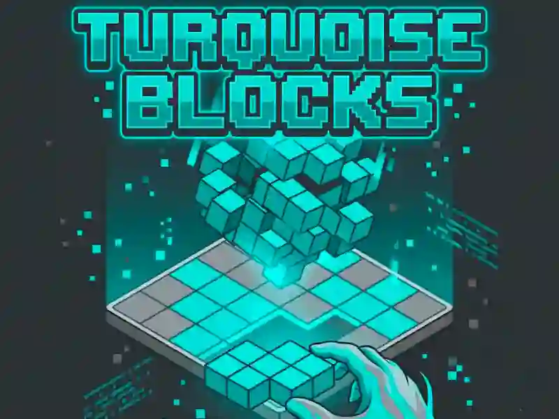 Игра Turquoise Blocks онлајн