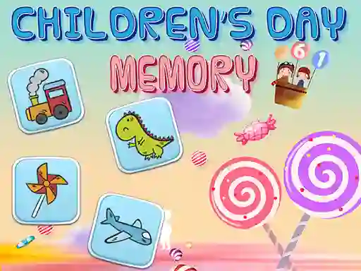 Игра Children's Day Memory онлајн