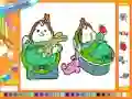 Игра Online coloring baby twins онлајн