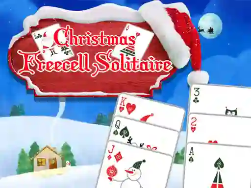 Игра Freecell Christmas Solitaire онлајн