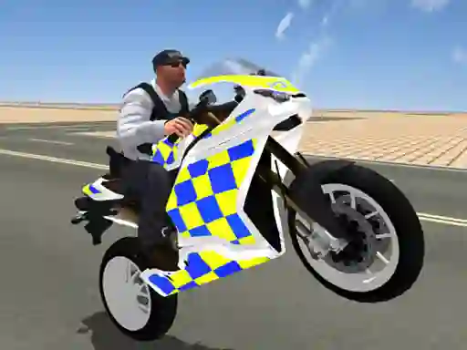 Игра Super Stunt Police Bike Simulator 3D онлајн