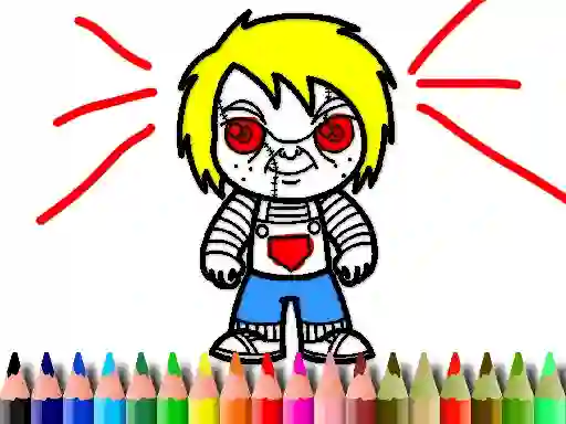 Игра Scary Boy Coloring Book онлајн