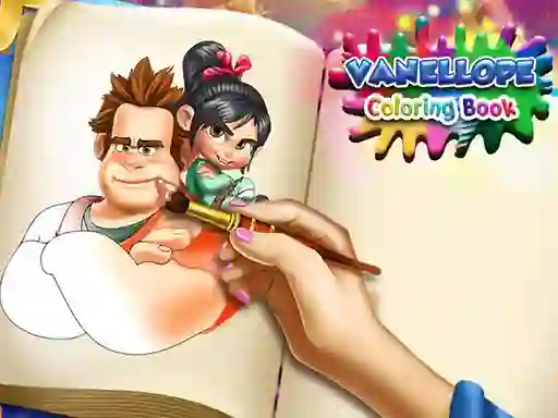 Игра Vanellope Coloring Book онлајн
