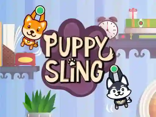 Игра Puppy Sling онлајн