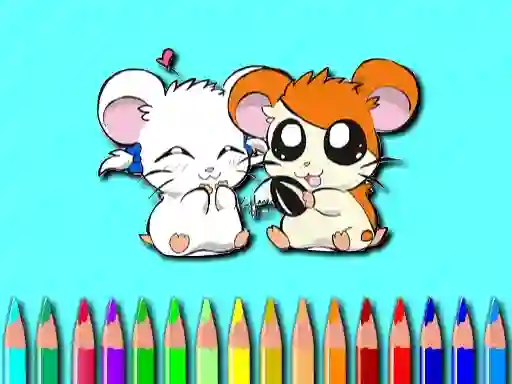 Игра Hamster Coloring Book онлајн