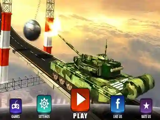 Игра Impossible Army Tank Driving Simulator Tracks онлајн