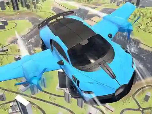 Игра Real Sports Flying Car 3d онлајн