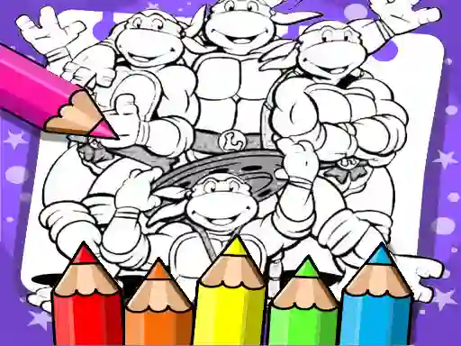 Игра Ninja Turtle Coloring Book онлајн