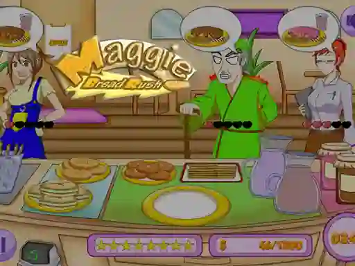 Игра Maggie Bread Rush онлајн