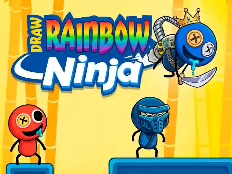 Игра Draw Rainbow Ninja онлајн