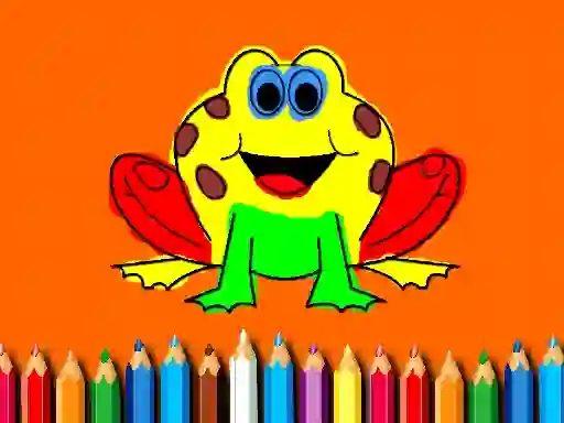 Игра Back To School: Frog Coloring Book онлајн