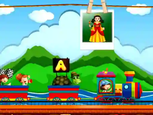 Игра Alphabetic train онлајн