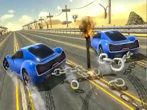 Игра Chain Car Stunt онлајн
