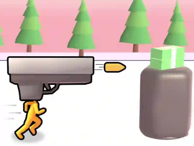 Игра Gun Head Run онлајн