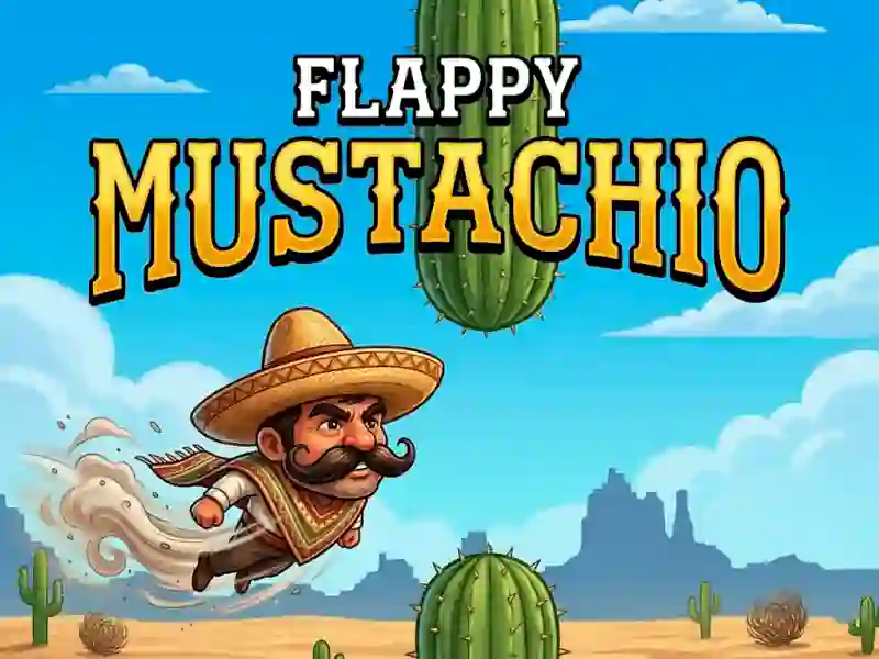 Игра Flappy Mustachio онлајн