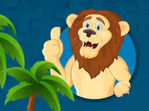 Игра Strong Lions Jigsaw онлајн